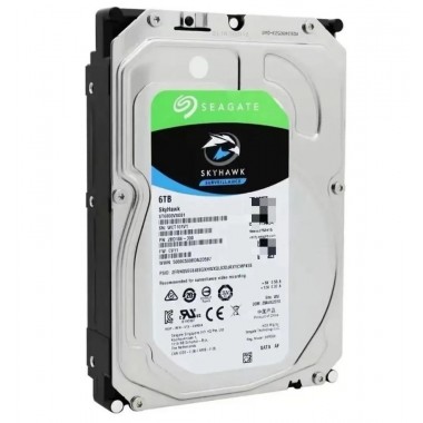 Жесткий диск HDD SATA-III Seagate 6000Gb, ST6000VN0021, NAS Edition, 7200 rpm, 128Mb buffer